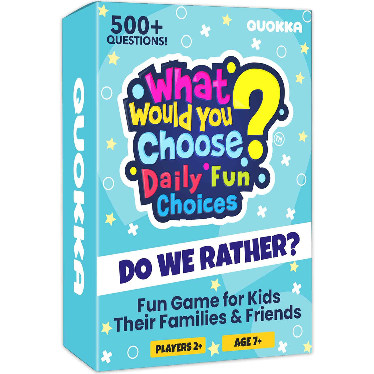 QUOKKA Fun Card Game for Teens, Kids & Adults | 500+ Hilarious Icebreaker Questions