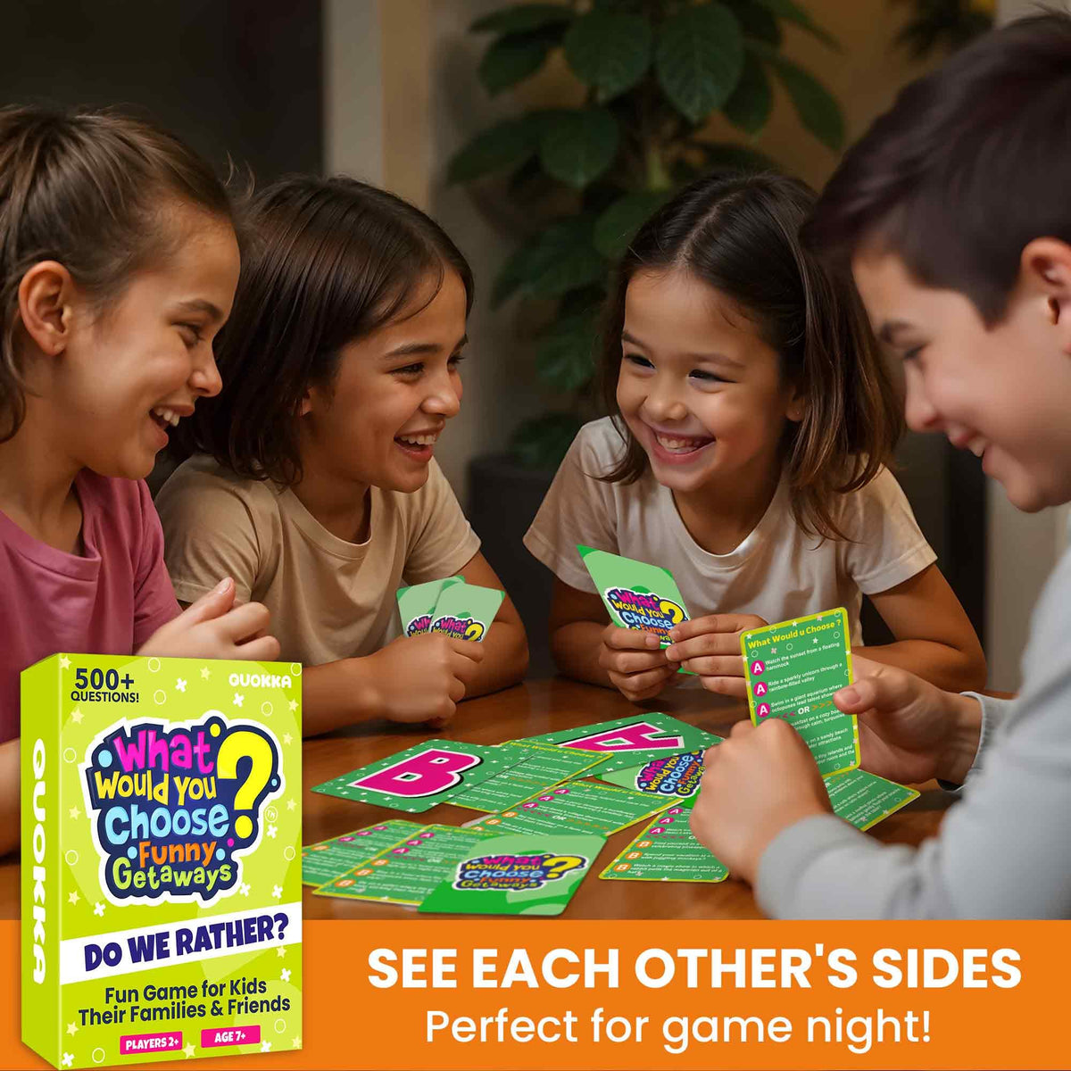 QUOKKA Card Game: 500+ Hilarious Travel Scenarios for Families, Teens & Adults