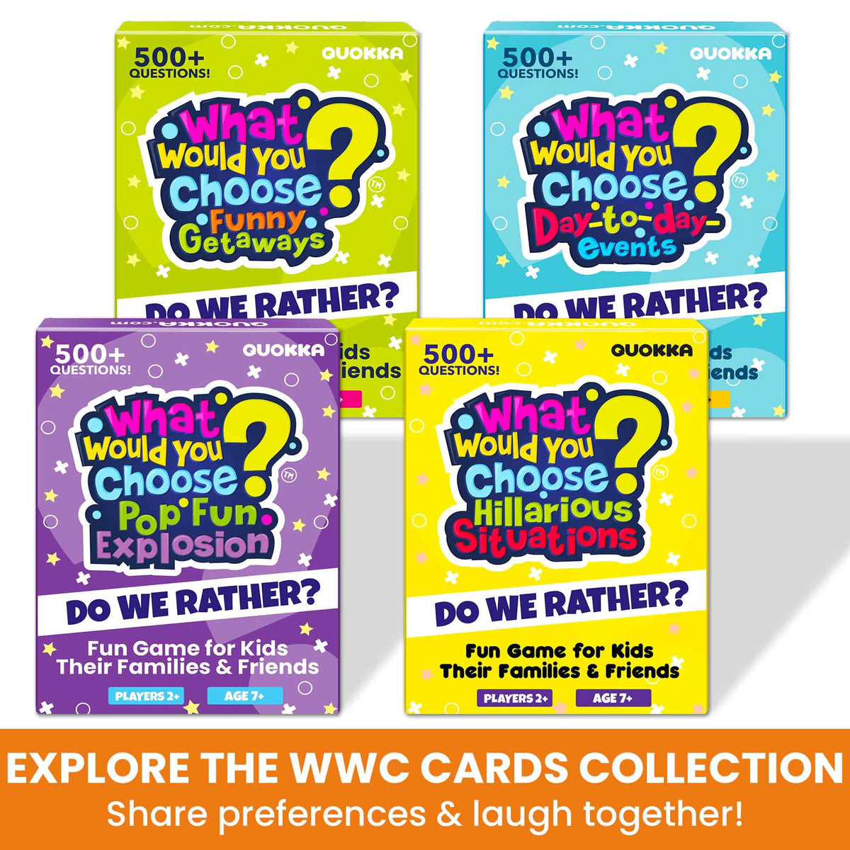QUOKKA Card Game: 500+ Hilarious Travel Scenarios for Families, Teens & Adults