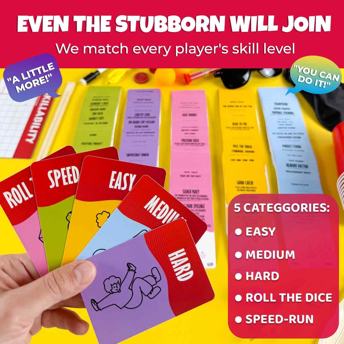 QUOKKA Party Games for Adults & Family – 250 Challenges for 2–14 Players