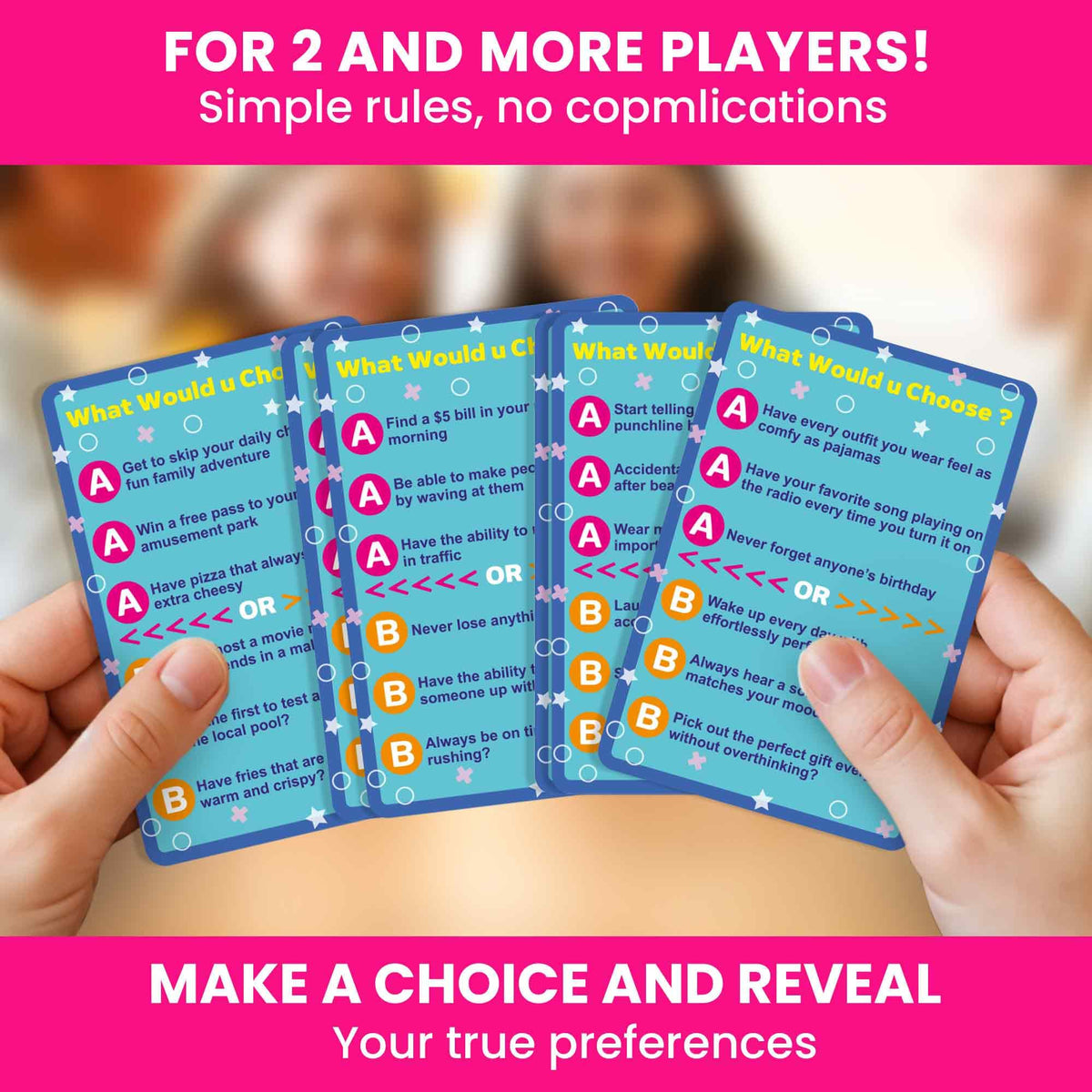 QUOKKA Fun Card Game for Teens, Kids & Adults | 500+ Hilarious Icebreaker Questions