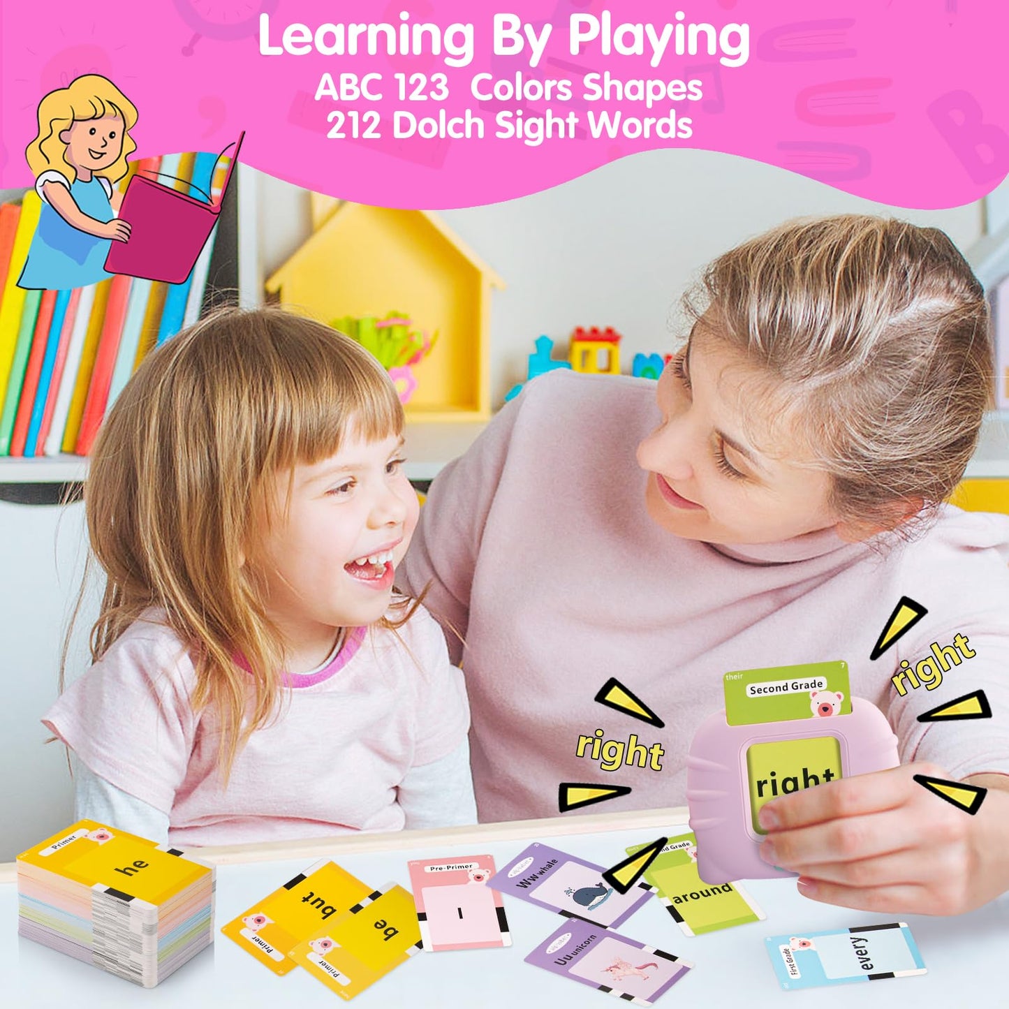 QuTZ ABC Flash Cards for Toddlers 2-4 | Autism-Friendly Speech & Language Cards