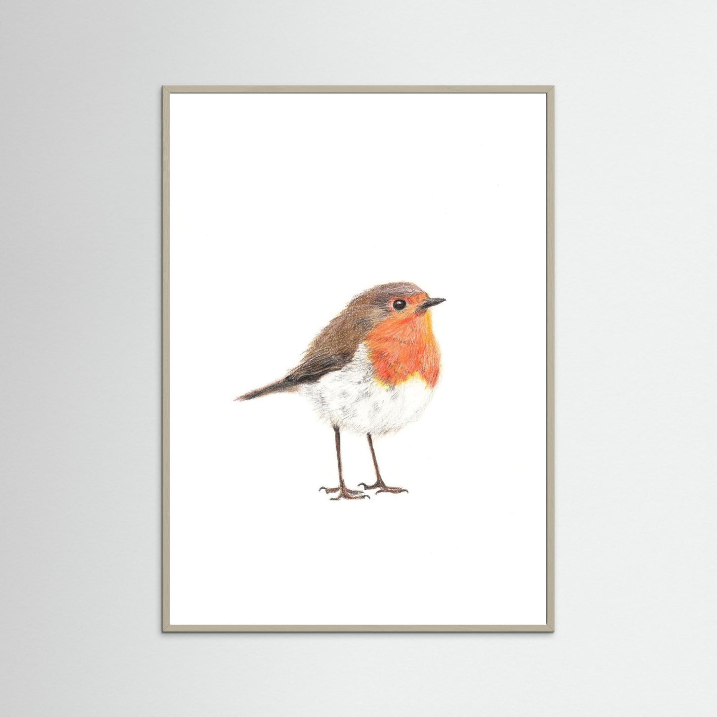 Robin Woodland Art Print