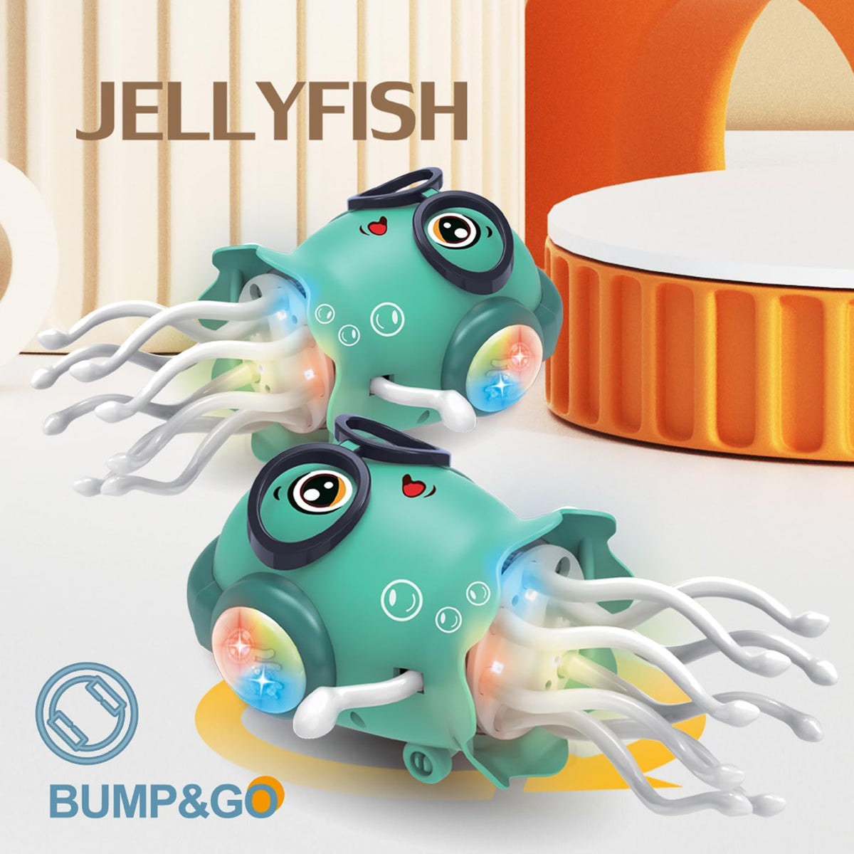 Qxbuhe Dancing Octopus Toy – Smart Tentacle Explorer with LED Lights & Music