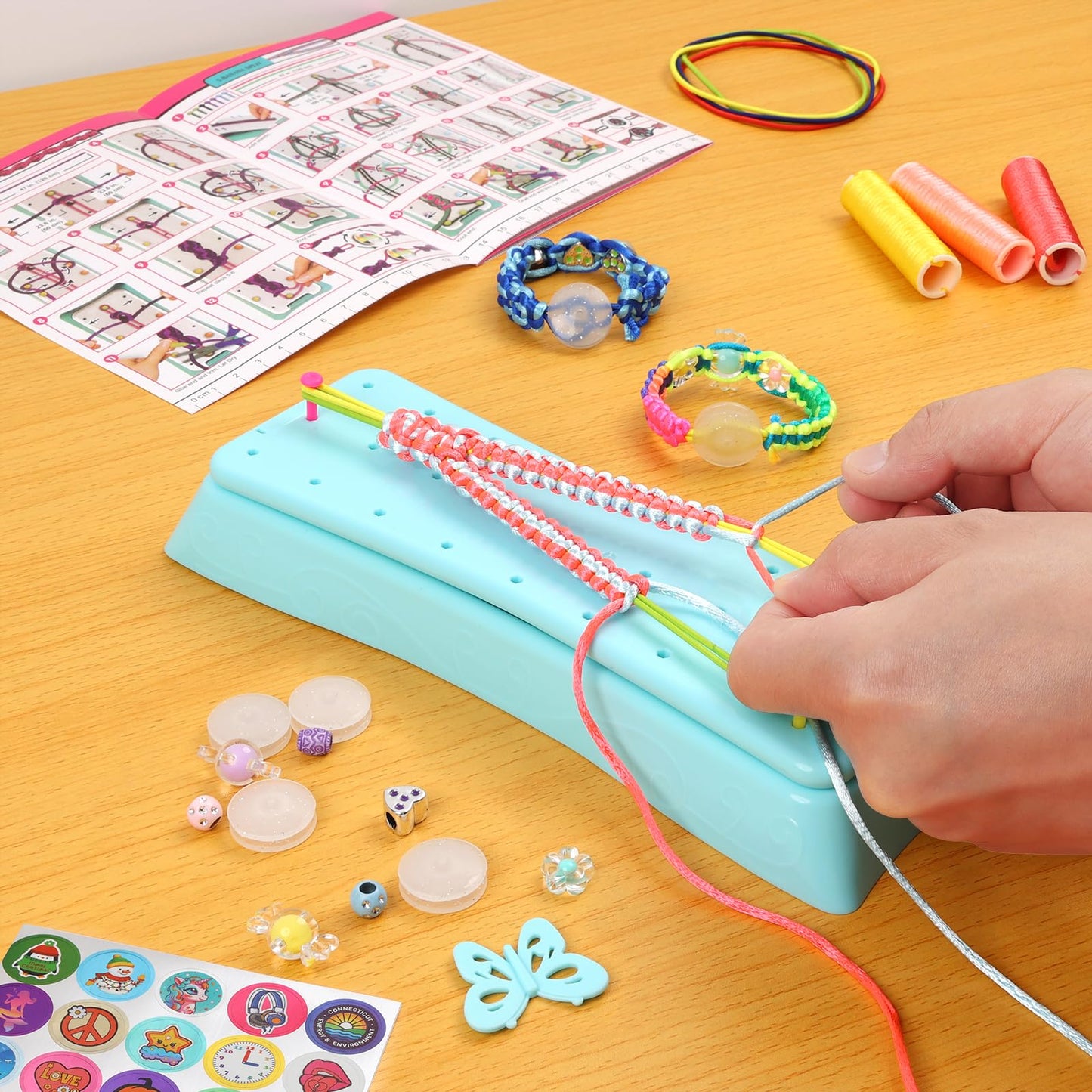 QXHOL Friendship Bracelet Kit for Girls – Creative Craft & Gift Idea (Ages 8-12)