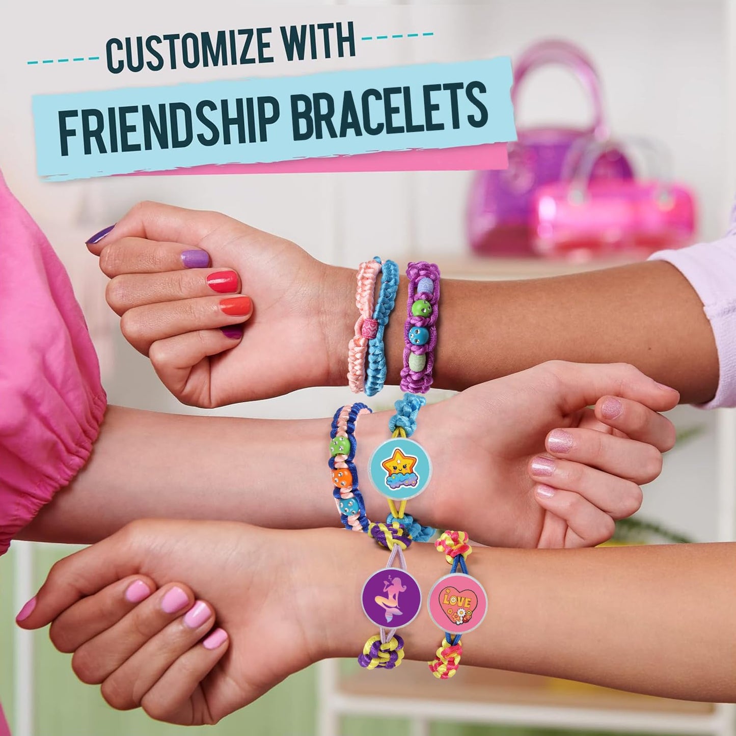 QXHOL Friendship Bracelet Kit for Girls – Creative Craft & Gift Idea (Ages 8-12)