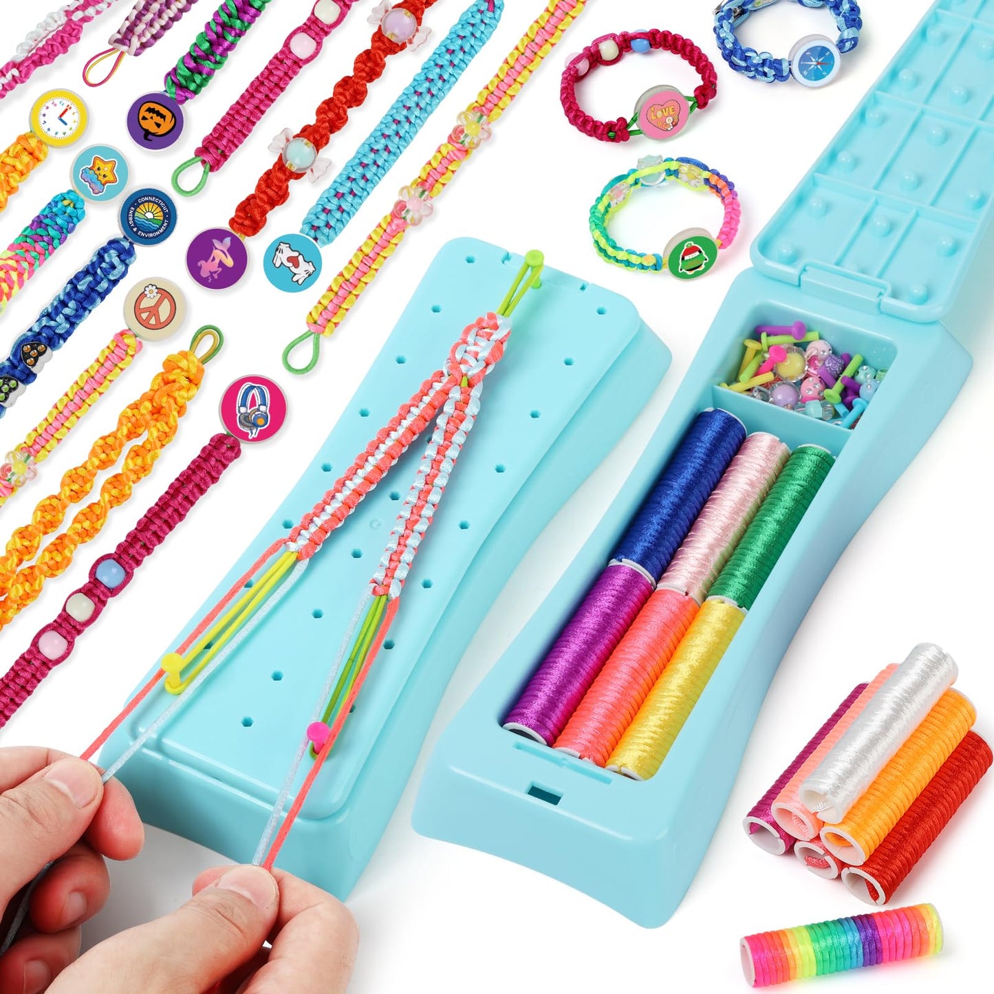 QXHOL Friendship Bracelet Kit for Girls – Creative Craft & Gift Idea (Ages 8-12)