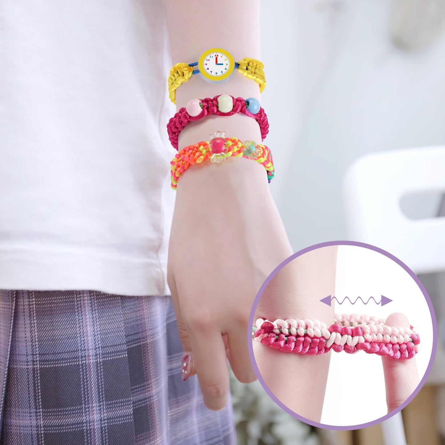 QXHOL Friendship Bracelet Kit for Girls – Creative Craft & Gift Idea (Ages 8-12)