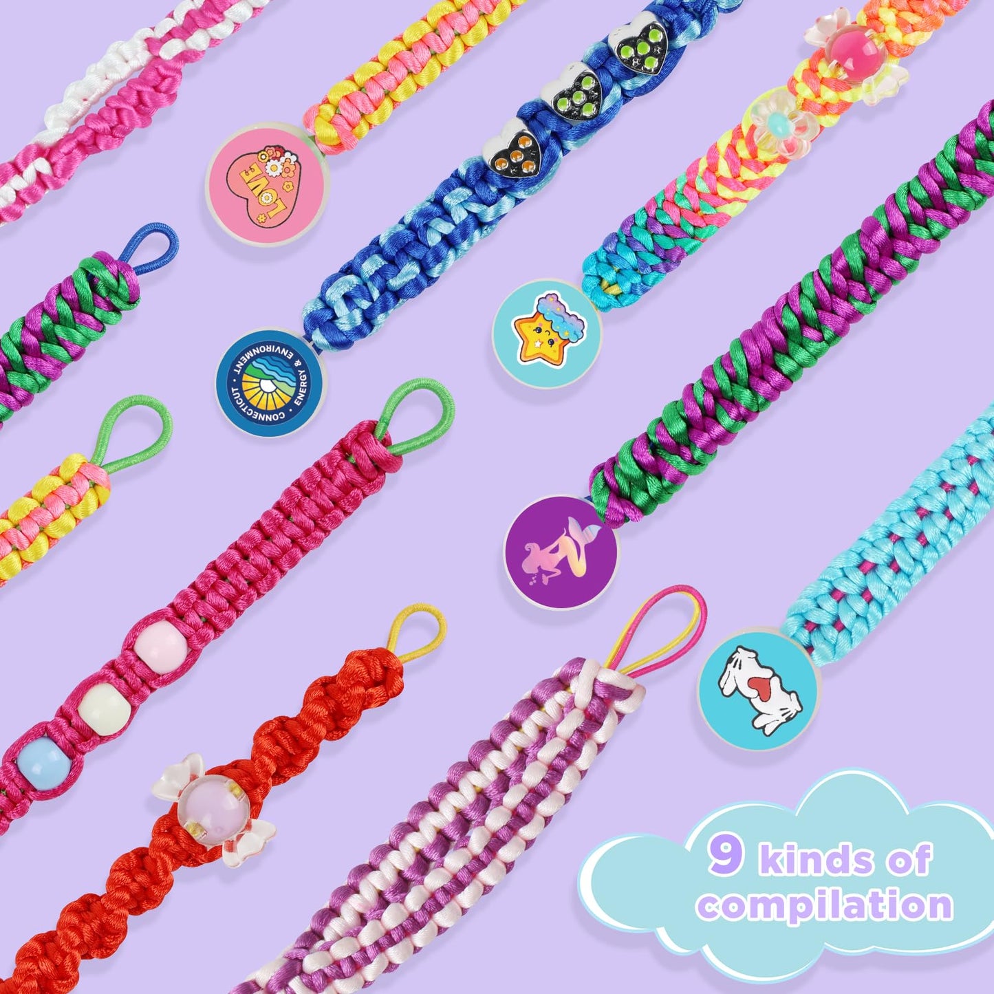 QXHOL Friendship Bracelet Kit for Girls – Creative Craft & Gift Idea (Ages 8-12)