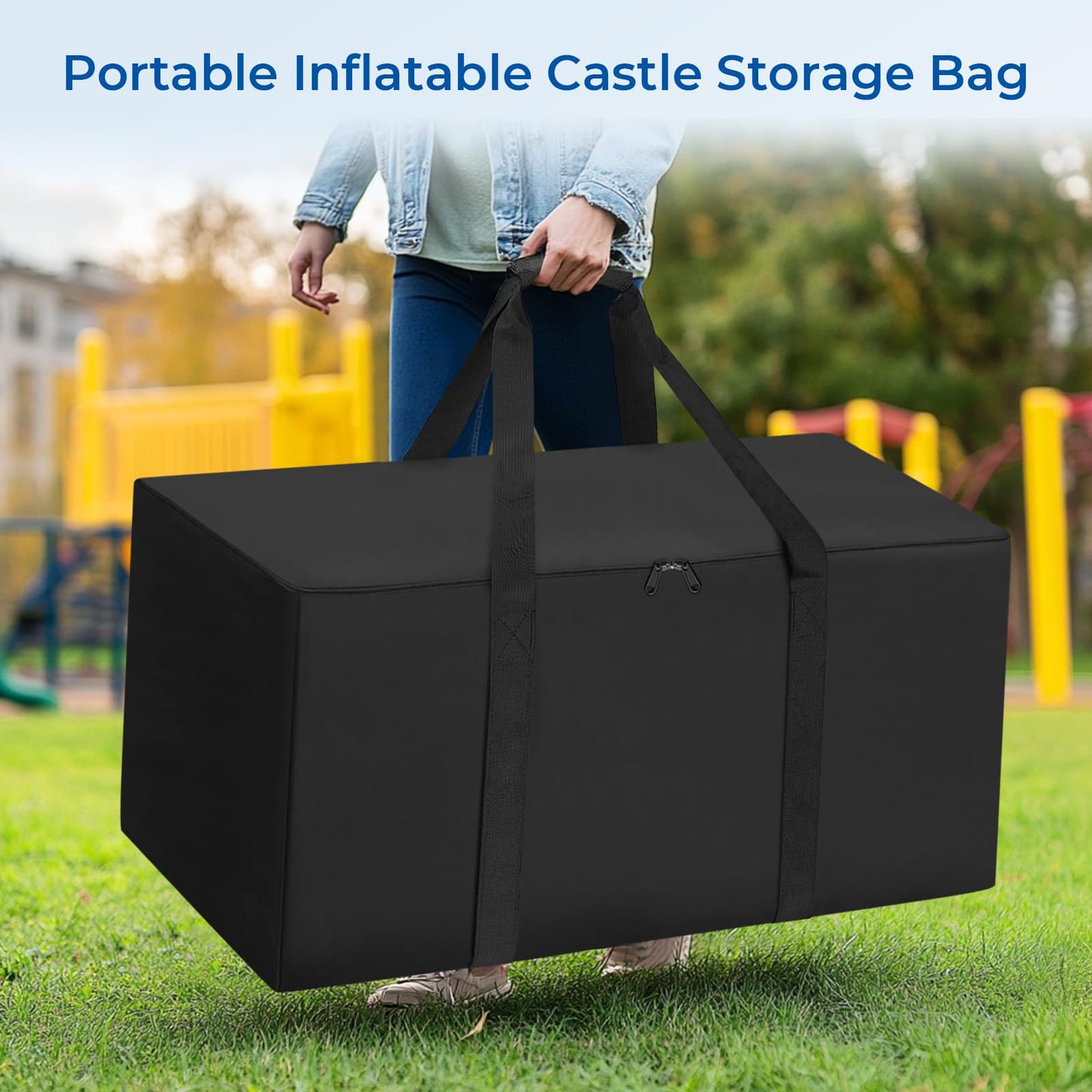 QYILUARE Extra Large Storage Bag for Inflatable Bounce House & Water Slide – 40x20x28 in