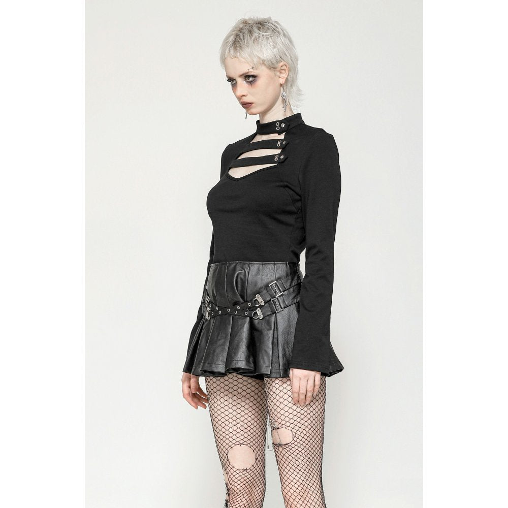 Dark in Love Zyla Edgy Minimalist Multi-Way Top