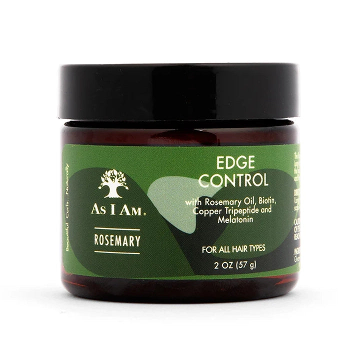 As I Am Rosemary Edge Control for Strong Hold & Healthy Edges 2 oz