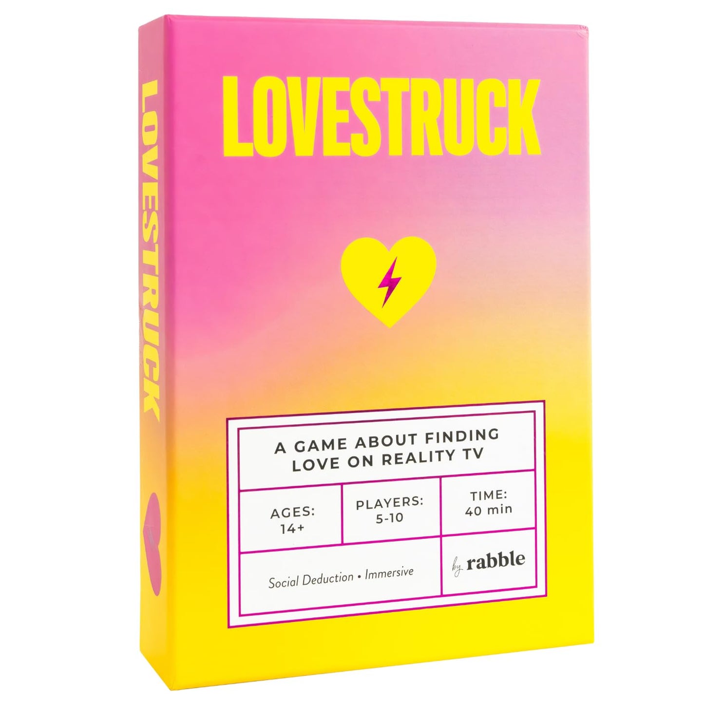 Rabble Lovestruck: Reality TV Party Board Game for 5-10 Players