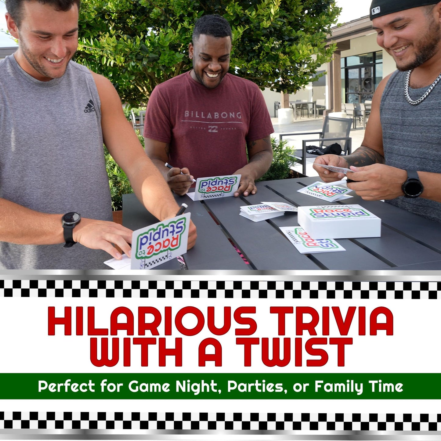 Race to Stupid Trivia Card Game – Family & Party Fun