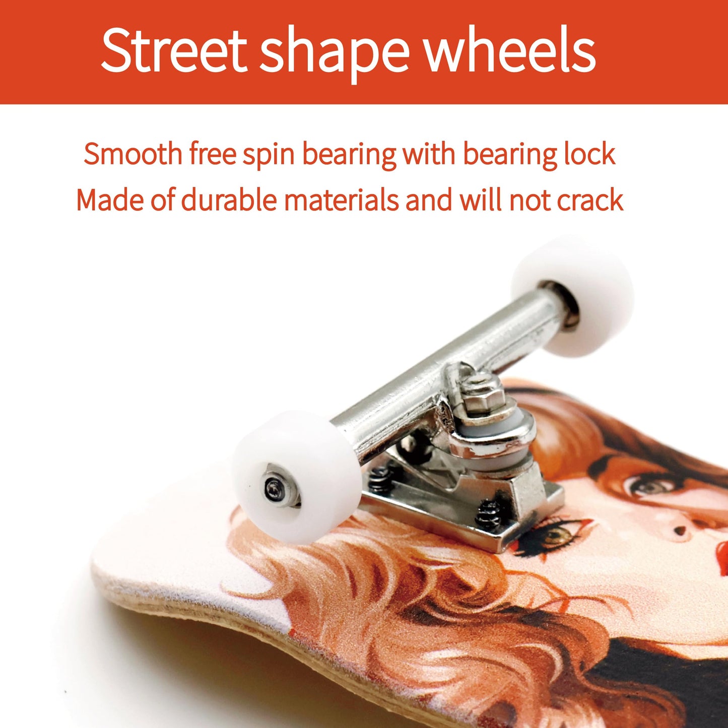 RACOFSB 36mm Pro Fingerboard – Wooden Deck, Upgraded Trucks & Wheels