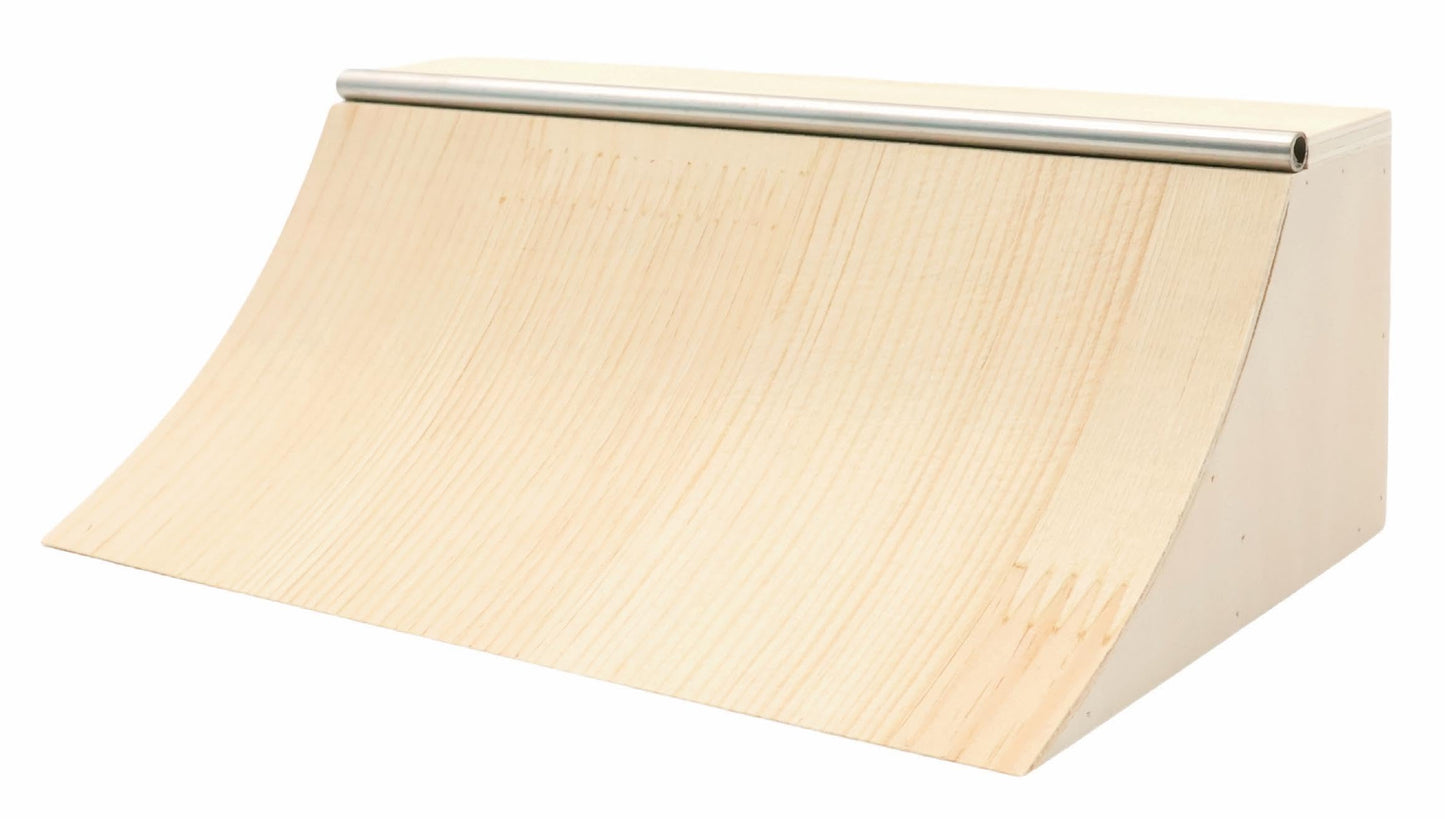 RACOFSB Wooden Fingerboard Ramp – Handmade Pro Quarter Pipe Obstacle
