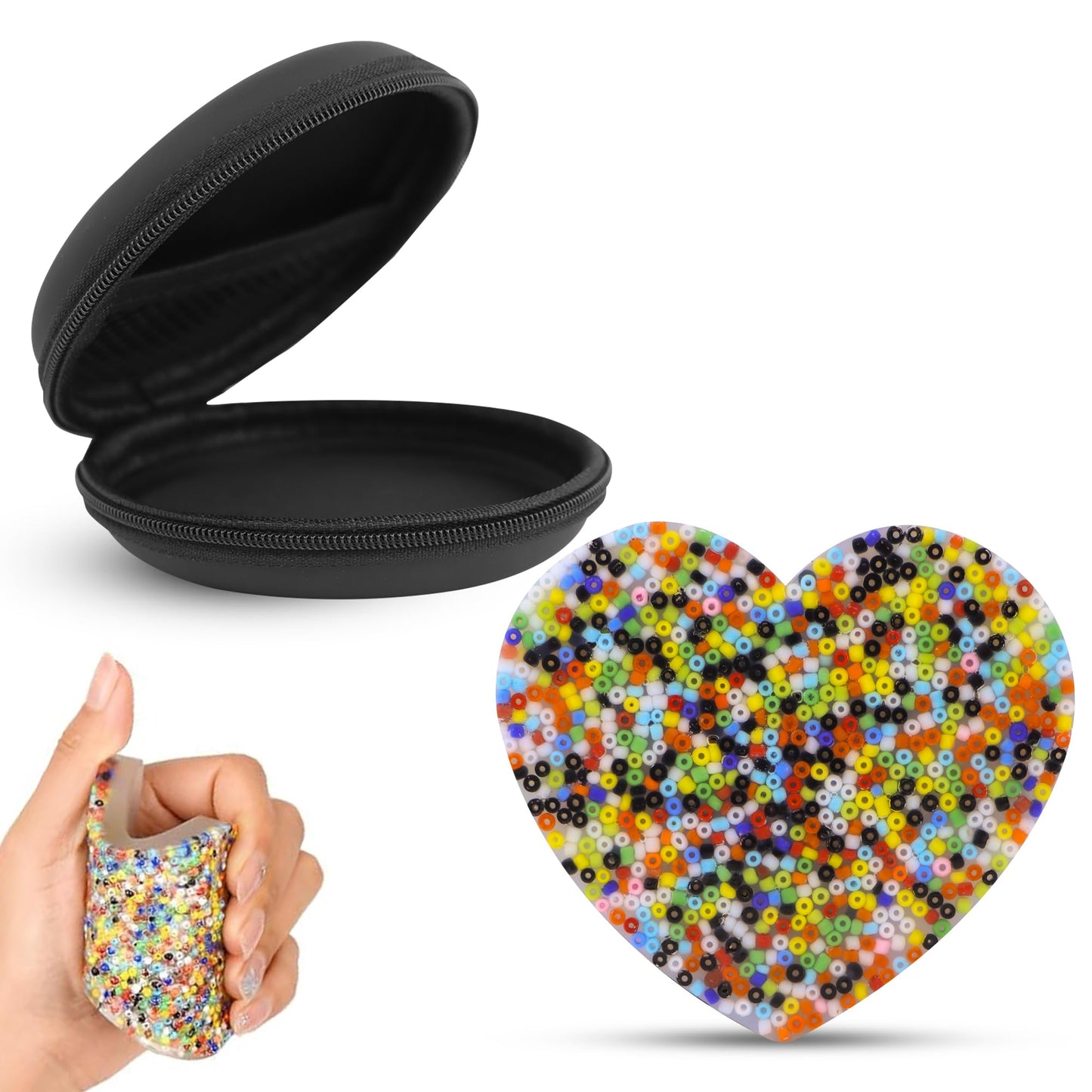 RadBizz Picky Pad 1 Pack – Discreet Fidget Toy for Skin Picking with Carrying Case
