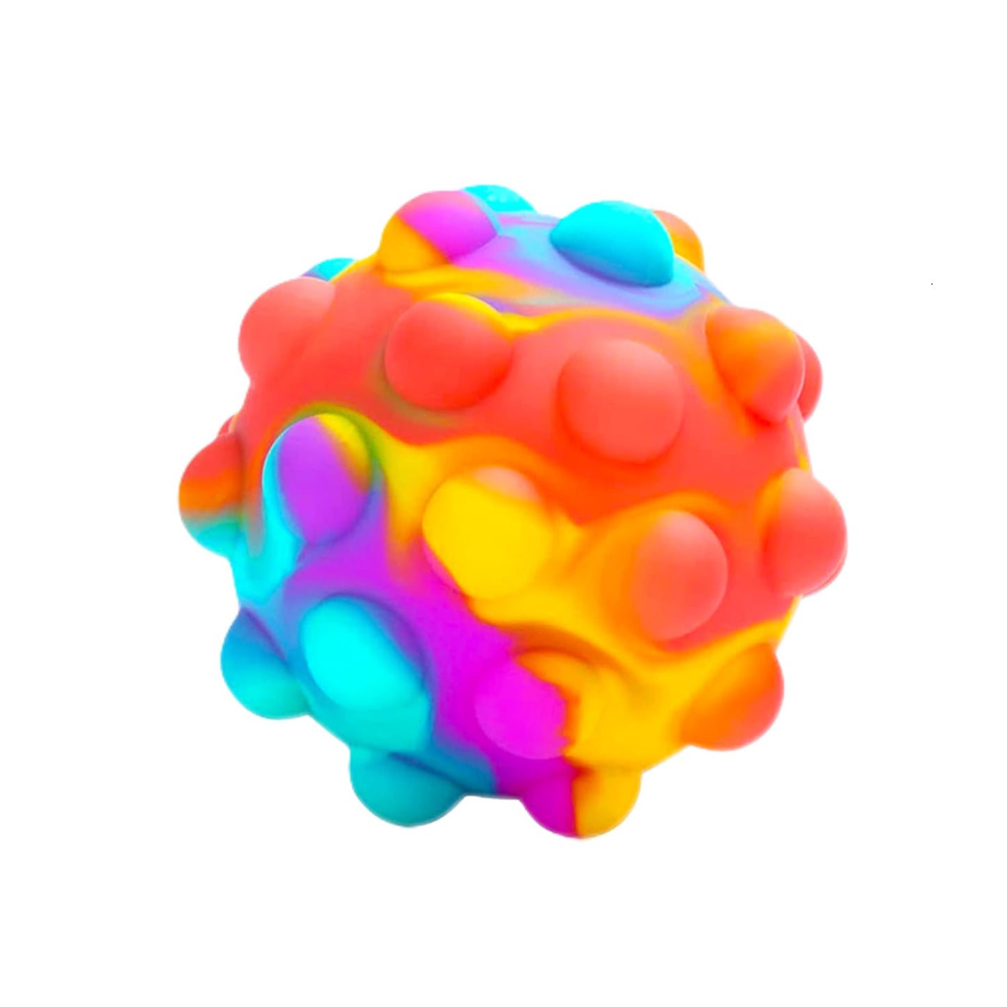 RadBizz Push Pop Bubble Fidget Ball — Sensory Toy for Autism, Stress & Anxiety (Multicolor)