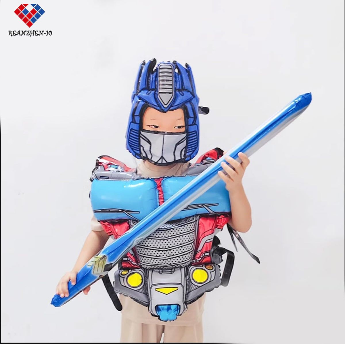 RAENZHEN-10 5-Set Balloon Robot Armor for Kids | Party Cosplay Decor