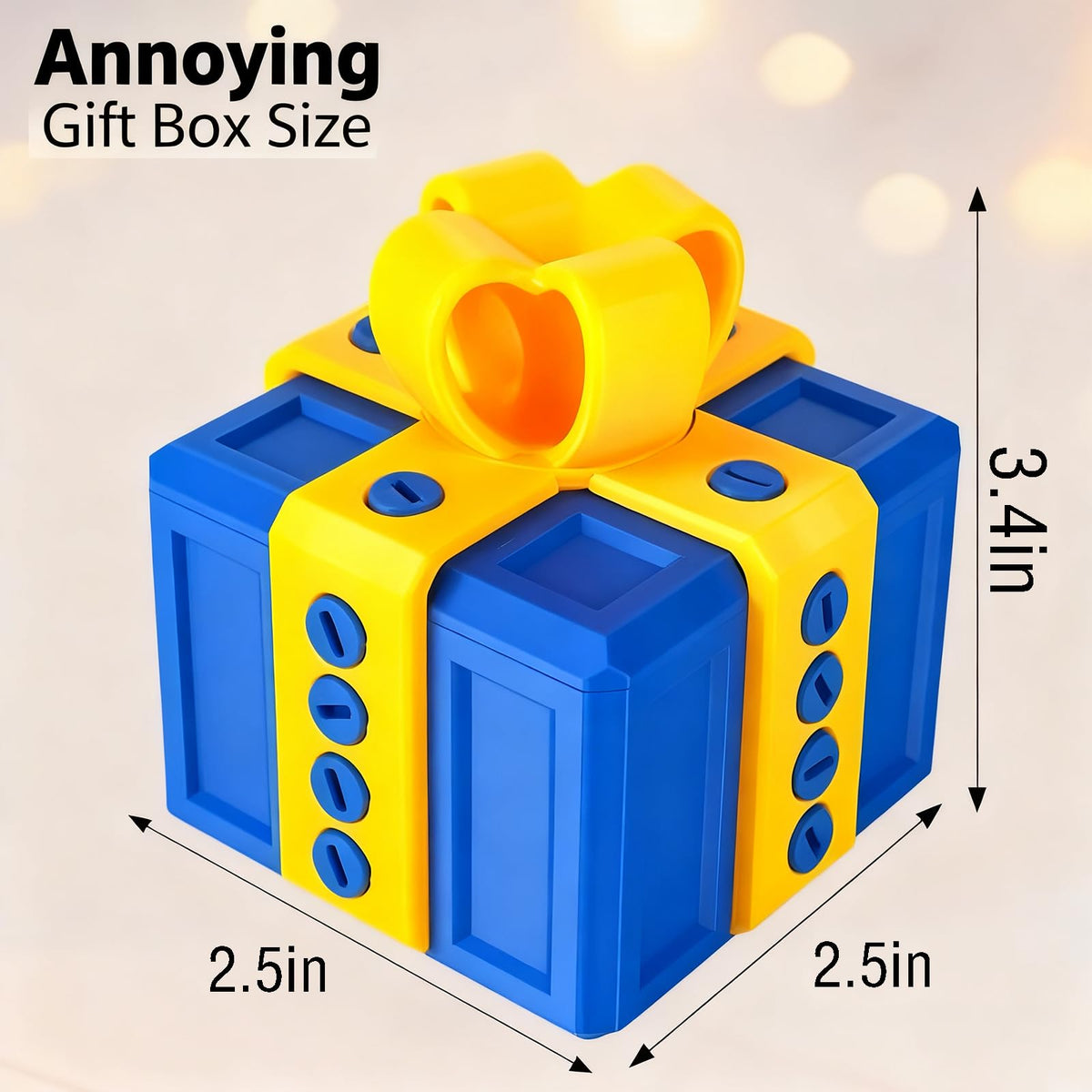 RAESOUL The Annoying Present Gift Box — 3D Printed Screws & Pop-Out Finger Surprise