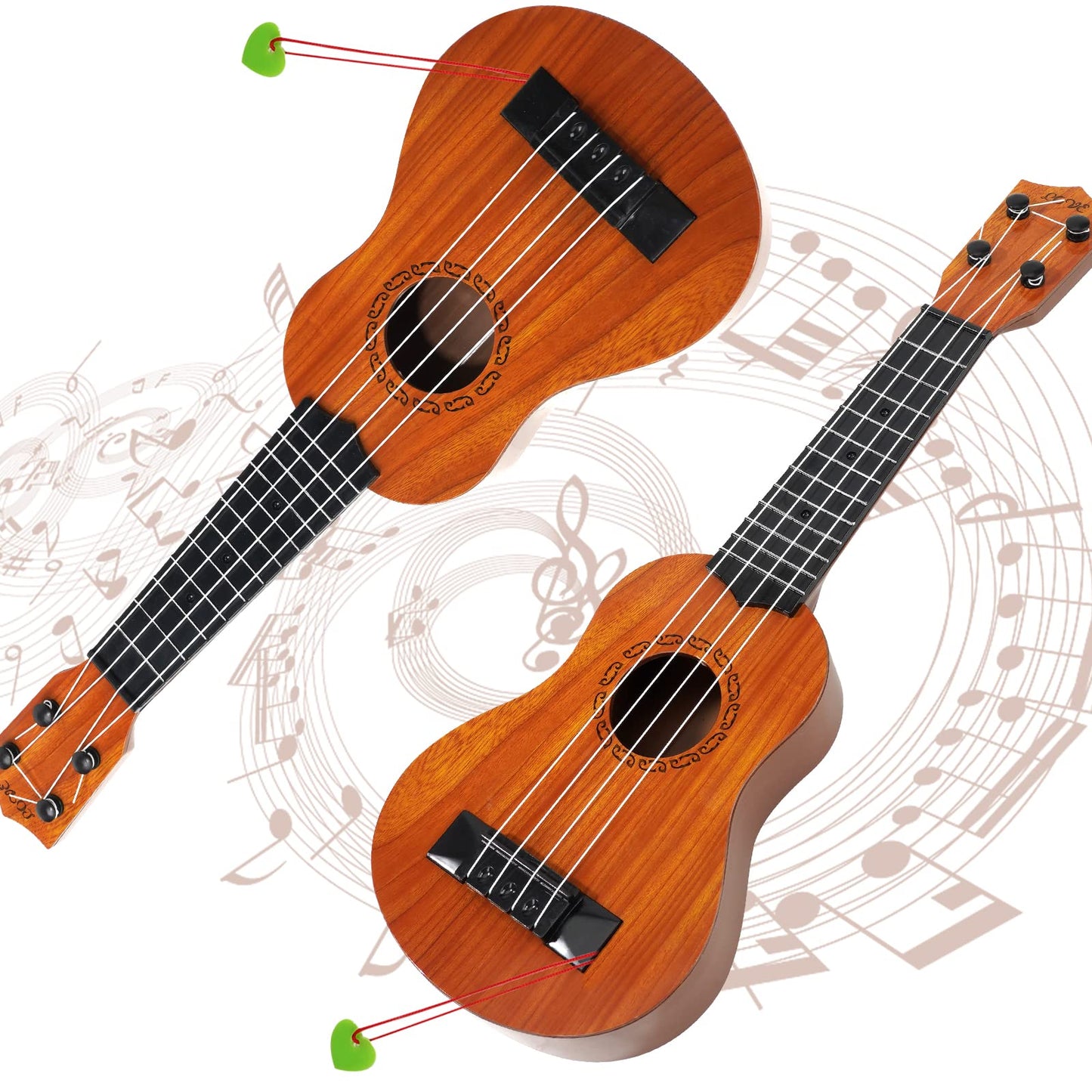 Raimy 17in Kids Ukulele – 4-String Mini Guitar for Beginners | Burlywood