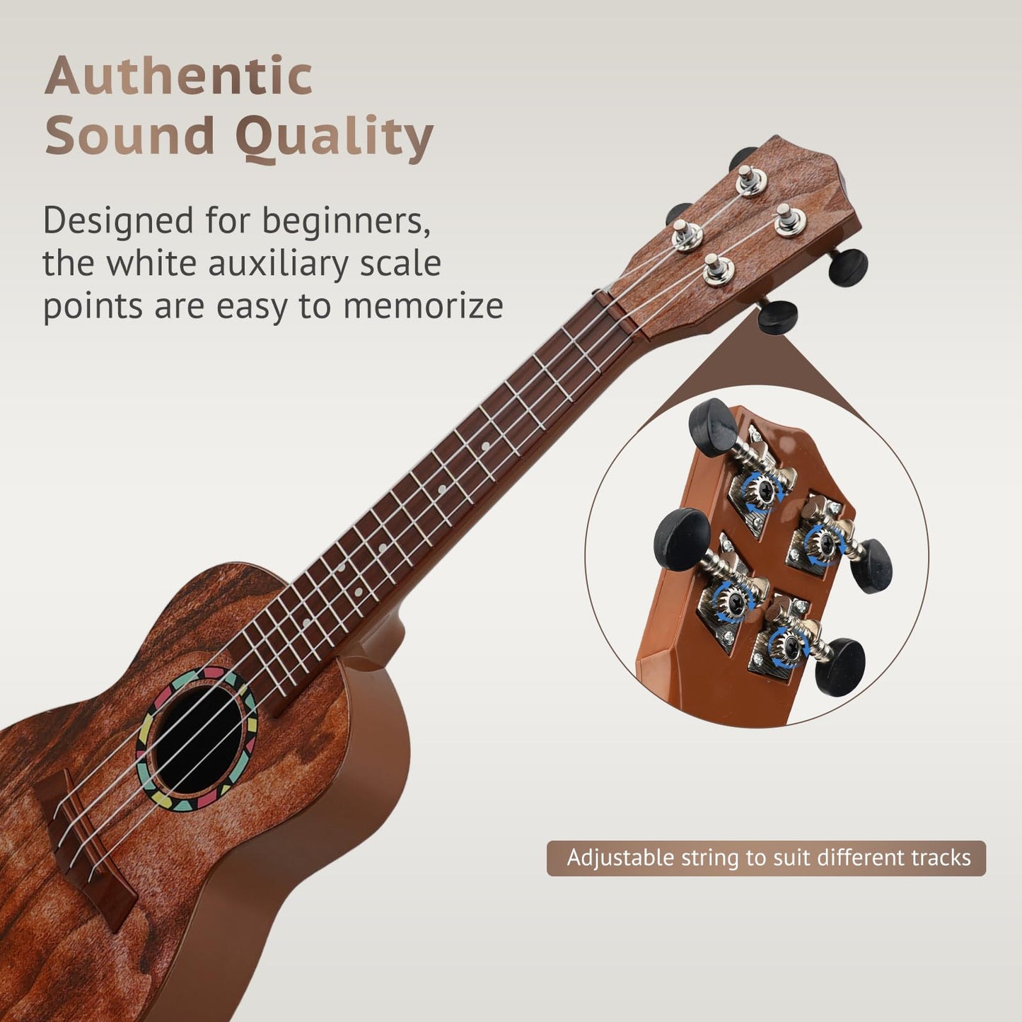 Raimy Kids Guitar Ukulele 21inch — Safe, Durable, Authentic Sound