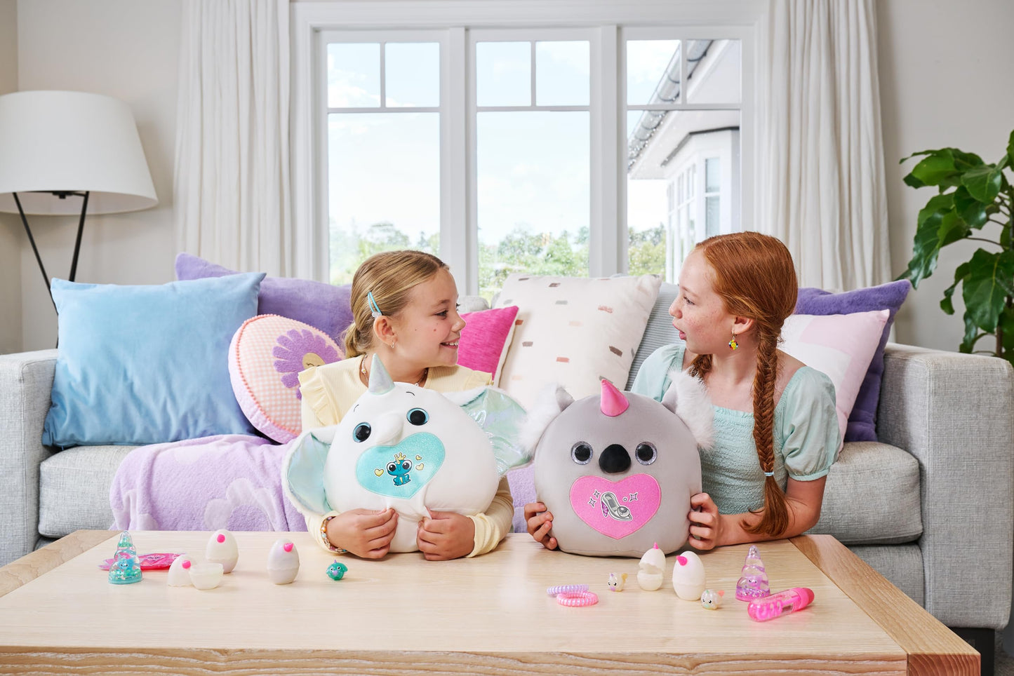 Rainbocorns Eggzania Fairy Mania (Rhino) – Plush Toy with 50+ Surprises, Wearable Fairy Accessories