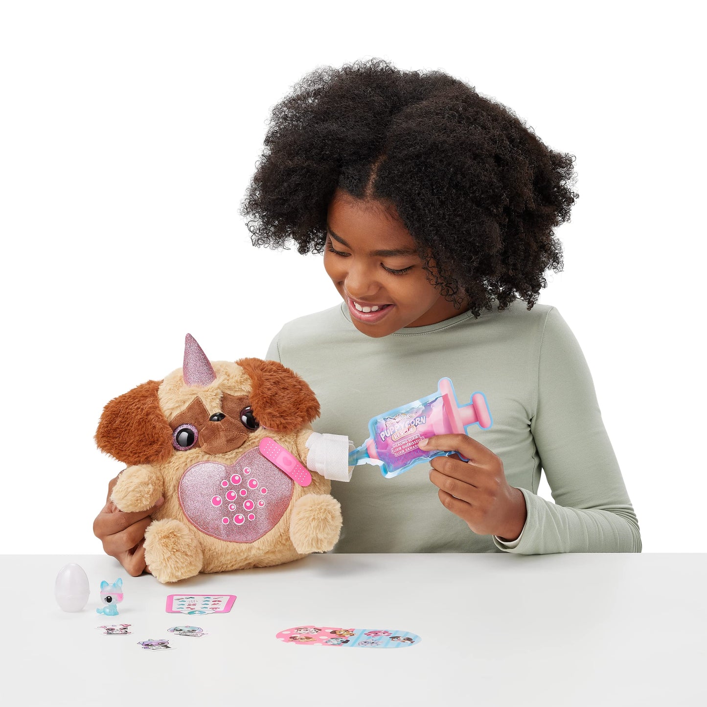 Rainbocorns Puppycorn Rescue (Shepherd) – Collectible Plush by ZURU | 12+ Surprises
