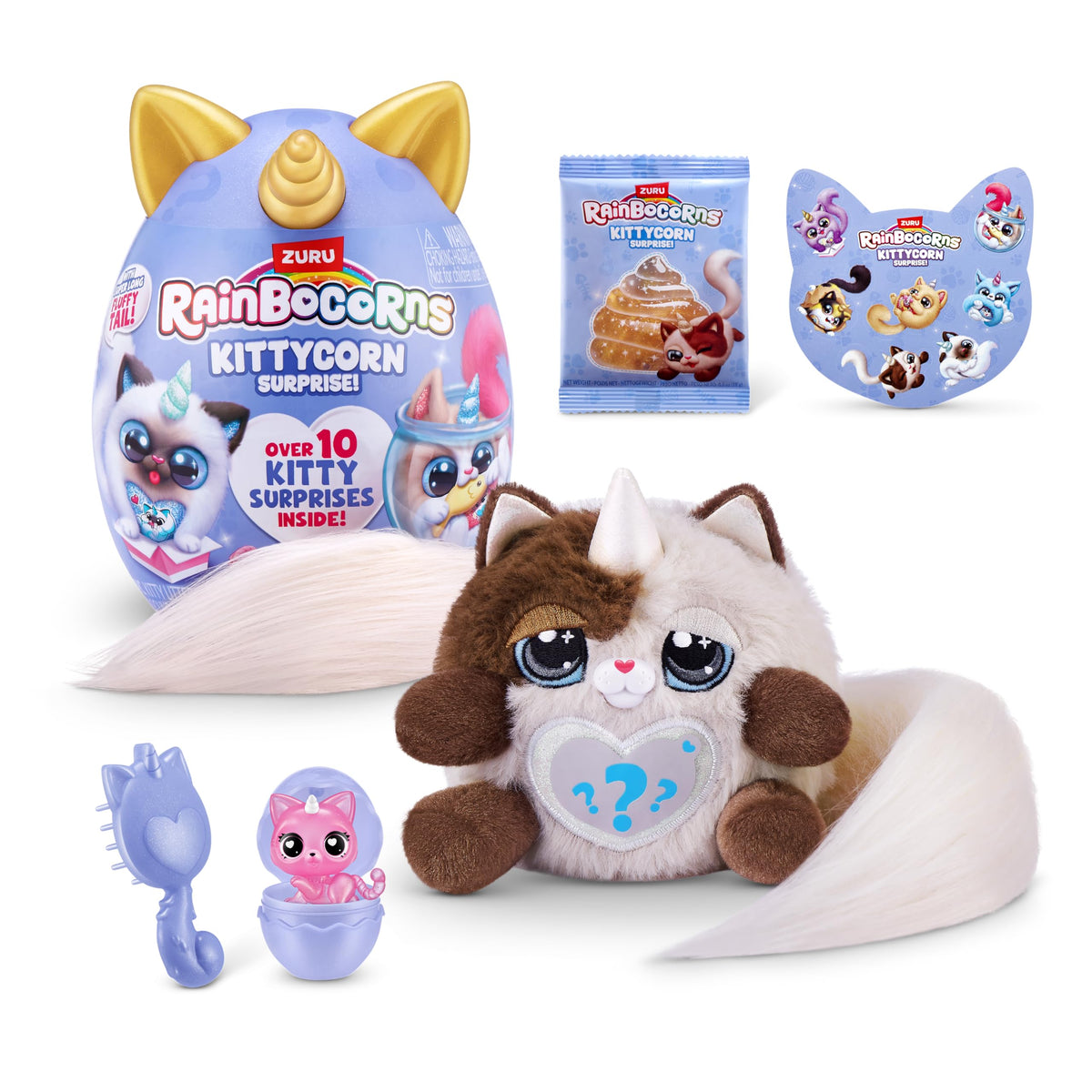 Rainbocorns Kittycorn Surprise Series 3 Himalayan – Plush Toy & Collectible by ZURU