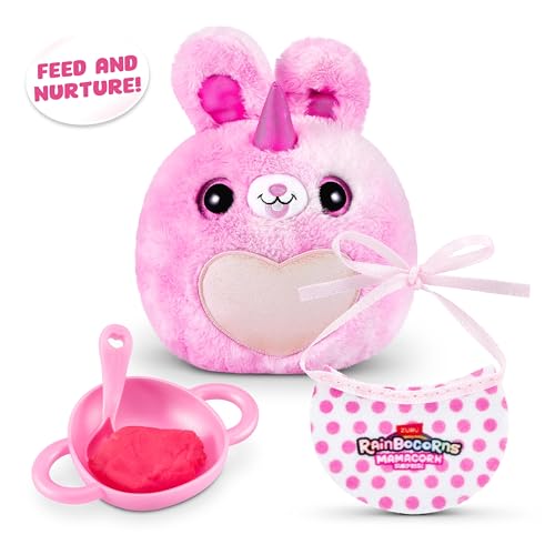 Rainbocorns Mama Corn Surprise Toy Set — 7 Plush Surprises in an Egg