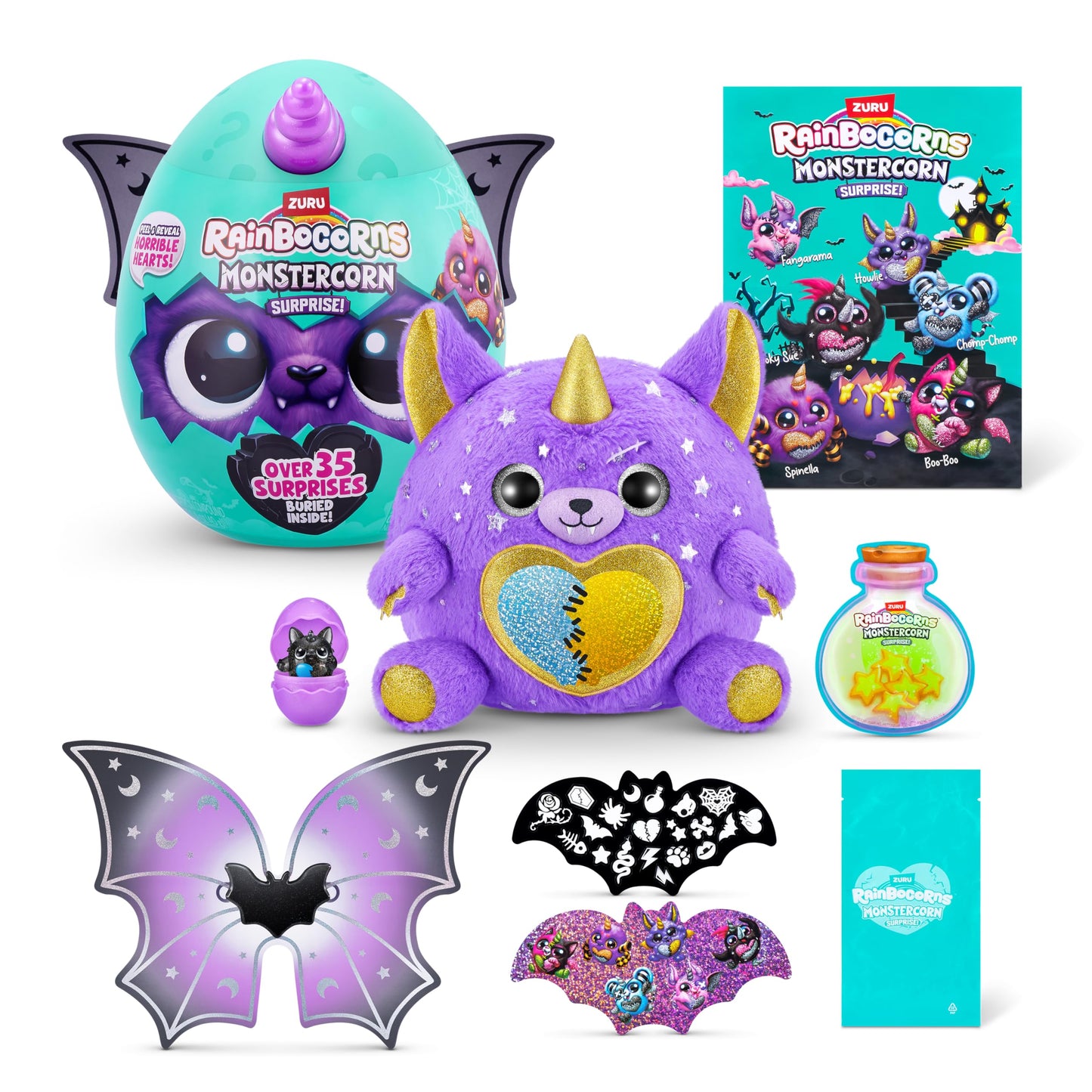 Rainbocorns Monstercorn Surprise Werewolf – 35 Surprises, Wearable Wings