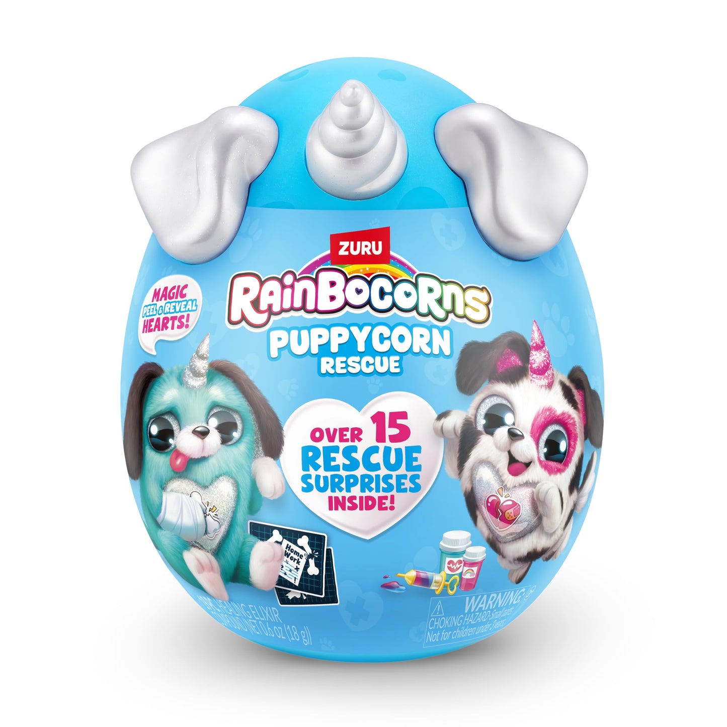 Rainbocorns Puppycorn Rescue (Shepherd) – Collectible Plush by ZURU | 12+ Surprises