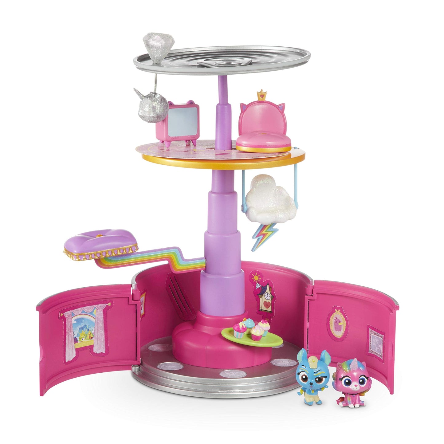 Rainbow Butterfly Unicorn Kitty 9 Lives Surprise – Styles May Vary Mini Playset Unboxing