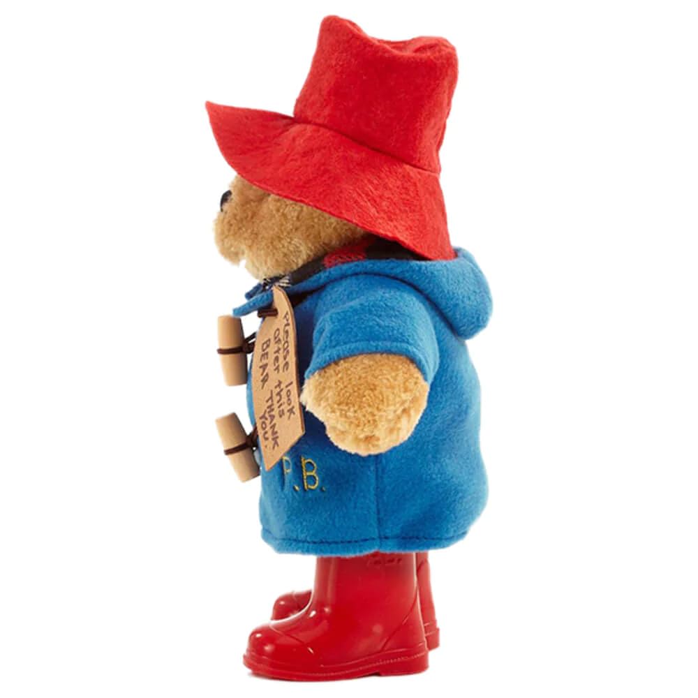 Rainbow Designs Classic Paddington Bear with Boots – 25cm Standing Plush with Duffle Coat & Red Boots
