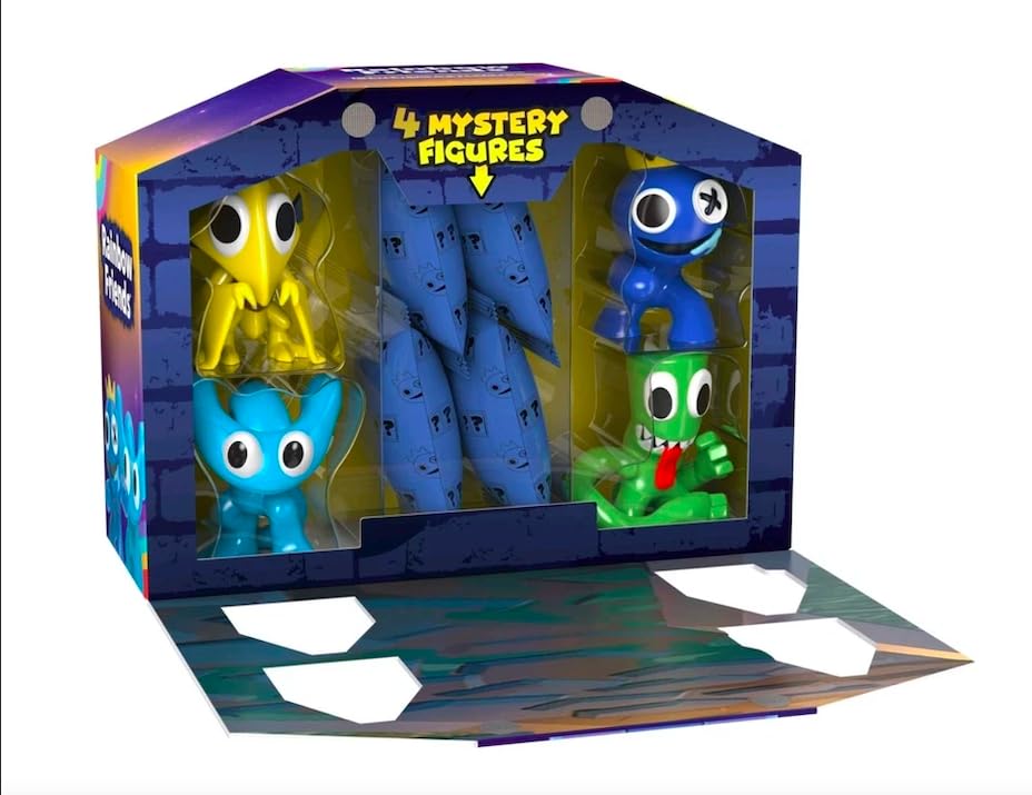 Rainbow Friends Blues Castle 8-Pack Mini Figures – 2.5-Inch Collectibles