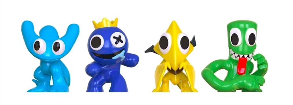Rainbow Friends Blues Castle 8-Pack Mini Figures – 2.5-Inch Collectibles