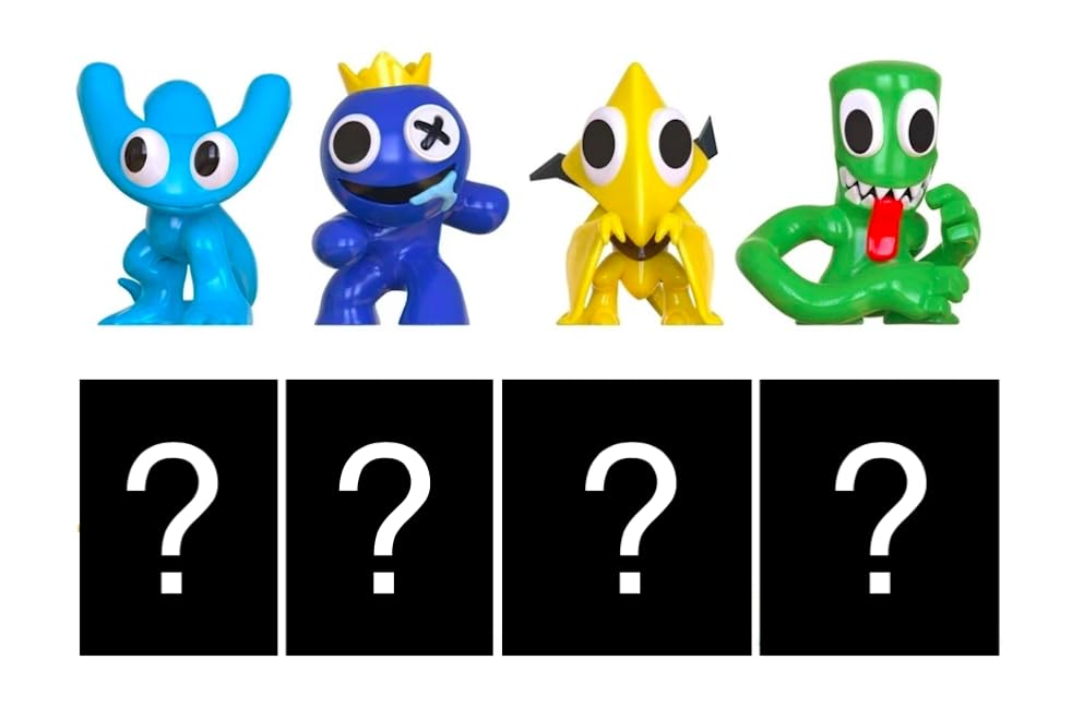 Rainbow Friends Blues Castle 8-Pack Mini Figures – 2.5-Inch Collectibles
