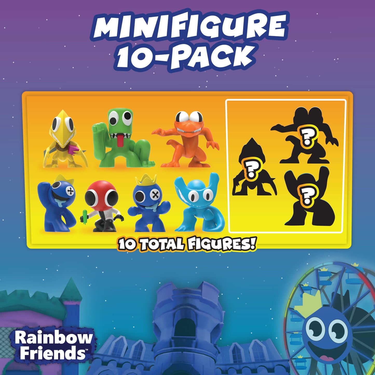 Rainbow Friends Minifigure 10-Pack Collector Set - Series 2