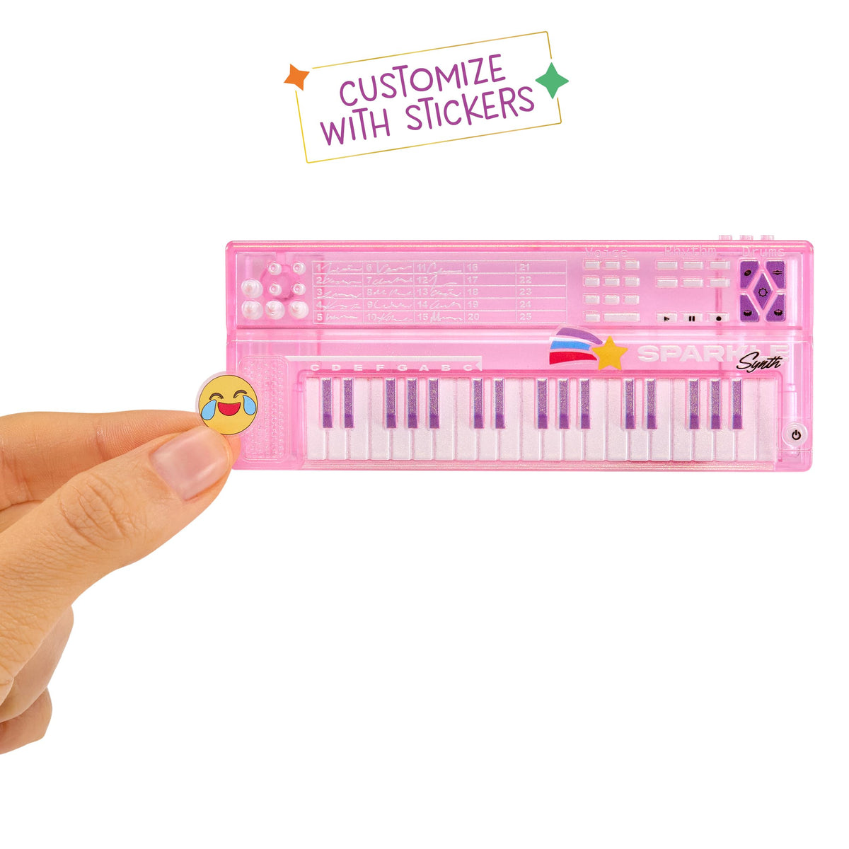 Rainbow High Jr High Rock Band: Amaya 9-inch Keyboard Doll – Poseable & Sticker Customization