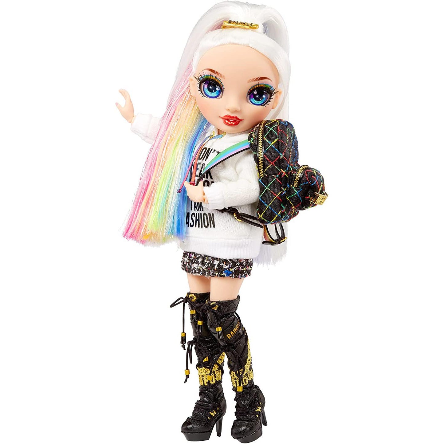 Rainbow High Jr High Series 2 Amaya Raine – 9-Inch Poseable Doll with Backpack