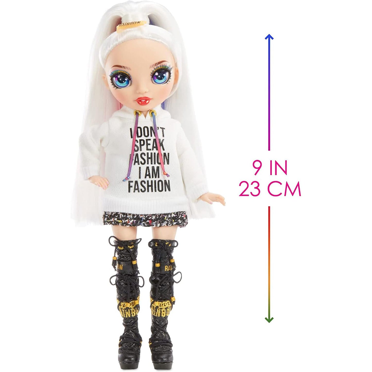 Rainbow High Jr High Series 2 Amaya Raine – 9-Inch Poseable Doll with Backpack