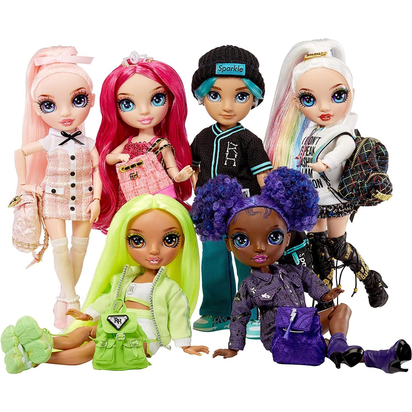 Rainbow High Jr High Series 2 Amaya Raine – 9-Inch Poseable Doll with Backpack