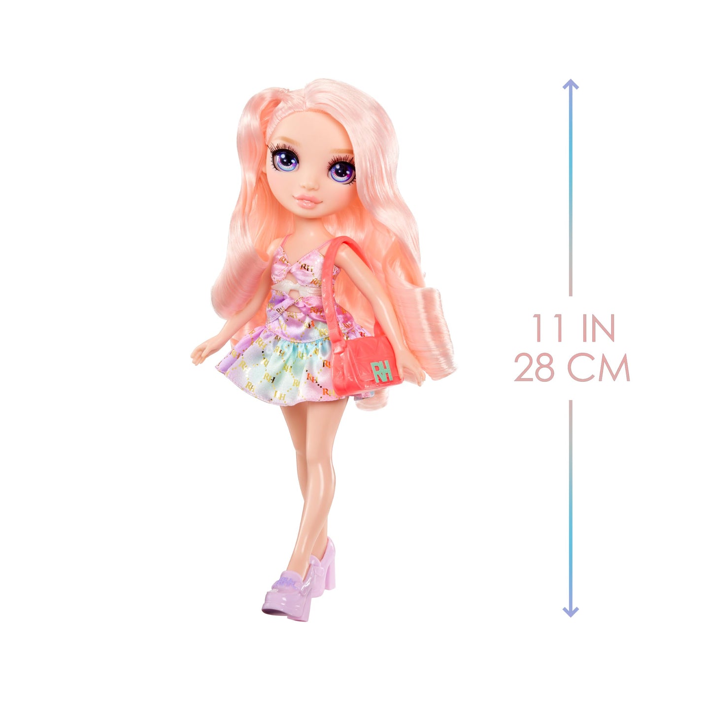 Rainbow High My Fashion Style Bella 11-Inch Pink Fashion Doll with Outfit & Handbag