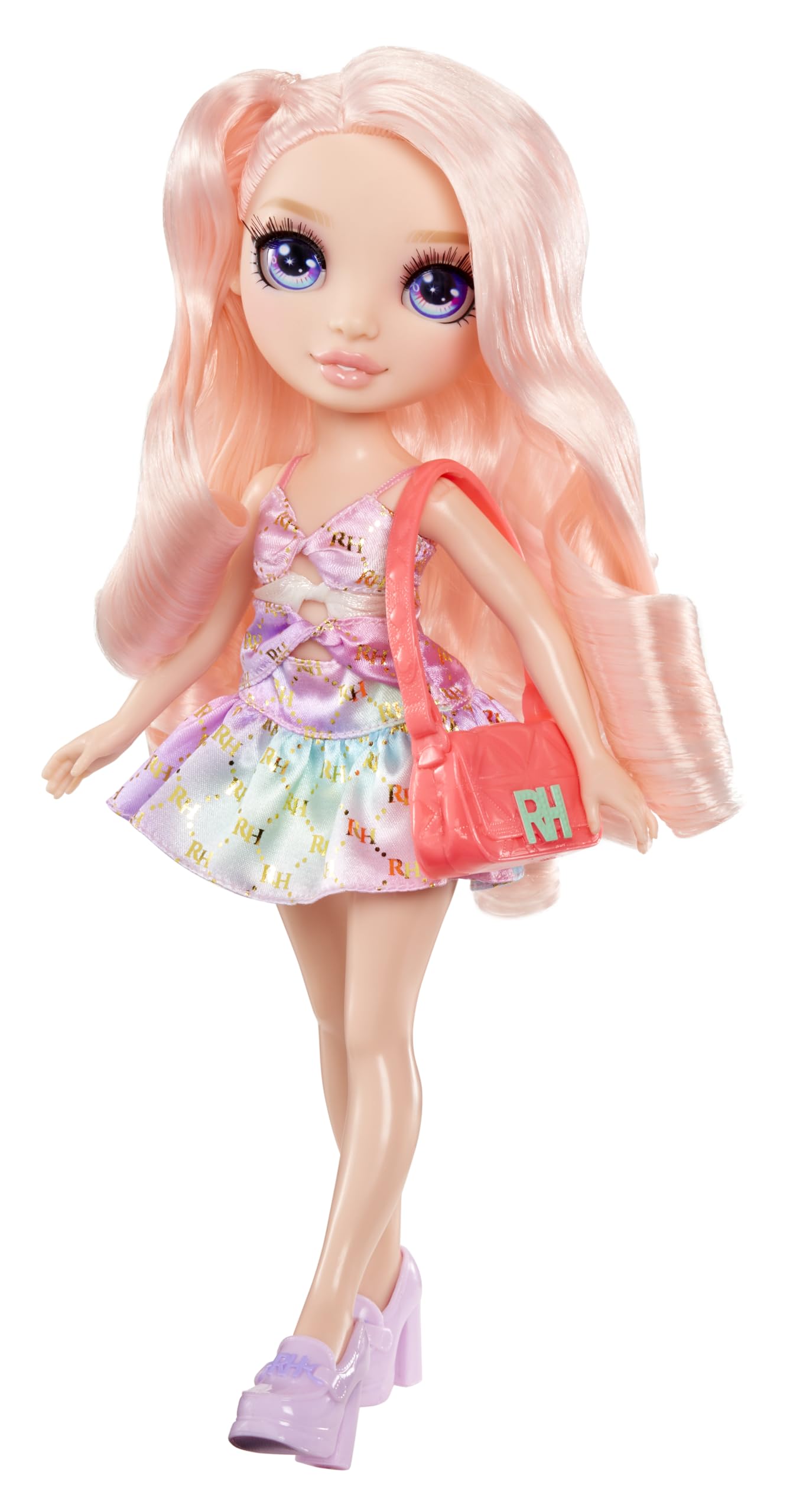 Rainbow High My Fashion Style Bella 11-Inch Pink Fashion Doll with Outfit & Handbag