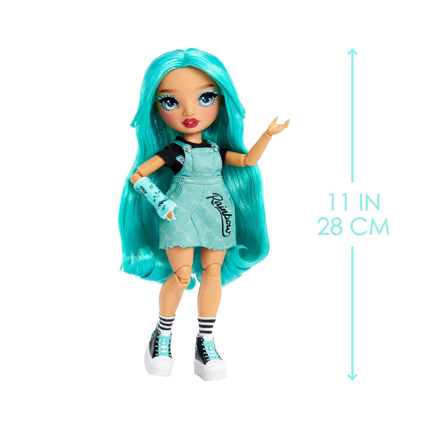 Rainbow High Blu: Blue Fashion Doll with Cast & 10+ Accessories | Gift for Kids 4–12 & Collectors