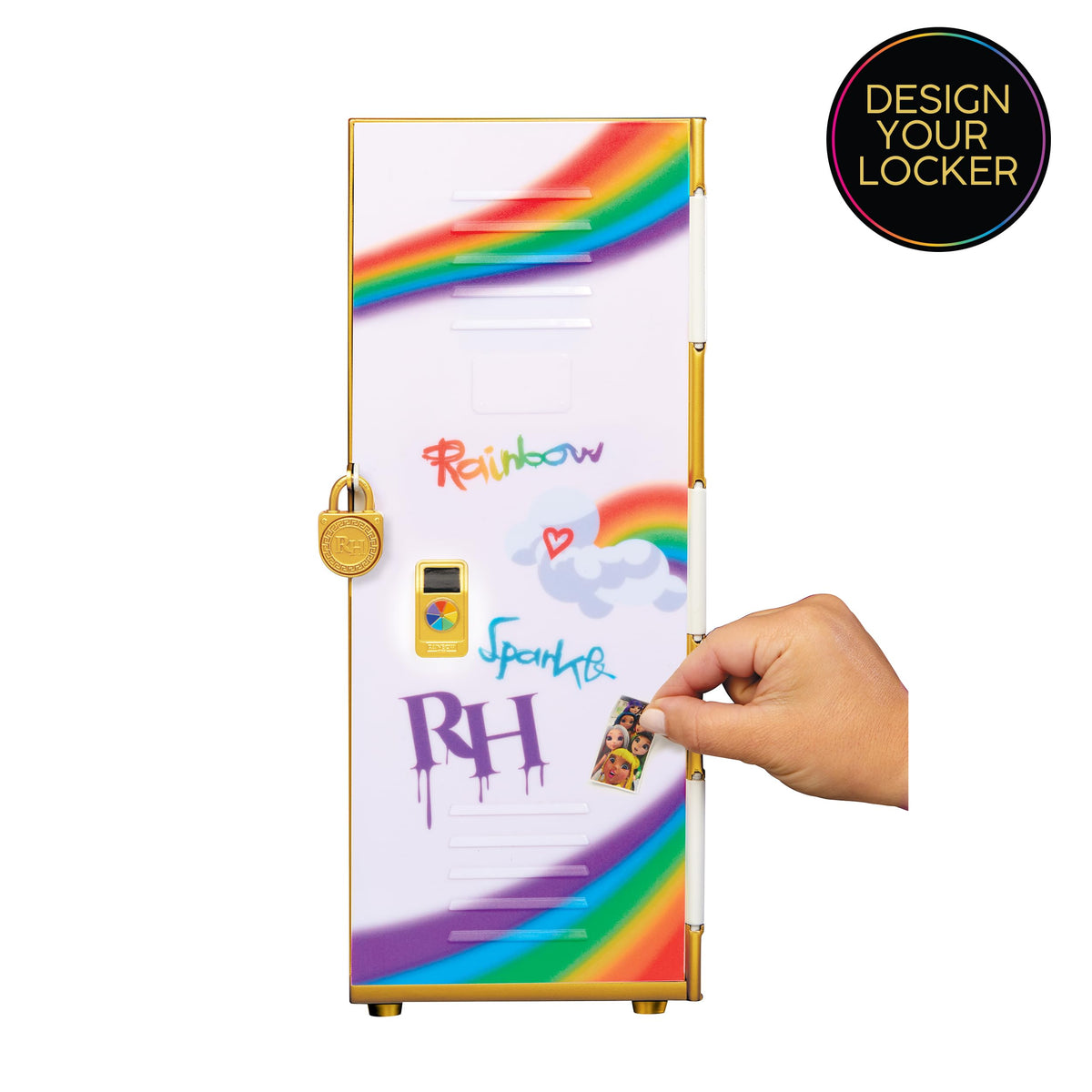 Rainbow High Locker Playset with Shelves & Accessories | Creative Toy Gift for Kids 4–12+