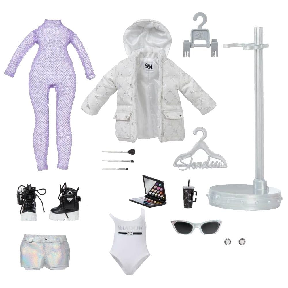 Rainbow High Shadow High Dia Mante Purple Fashion Doll | 10+ Colorful Accessories