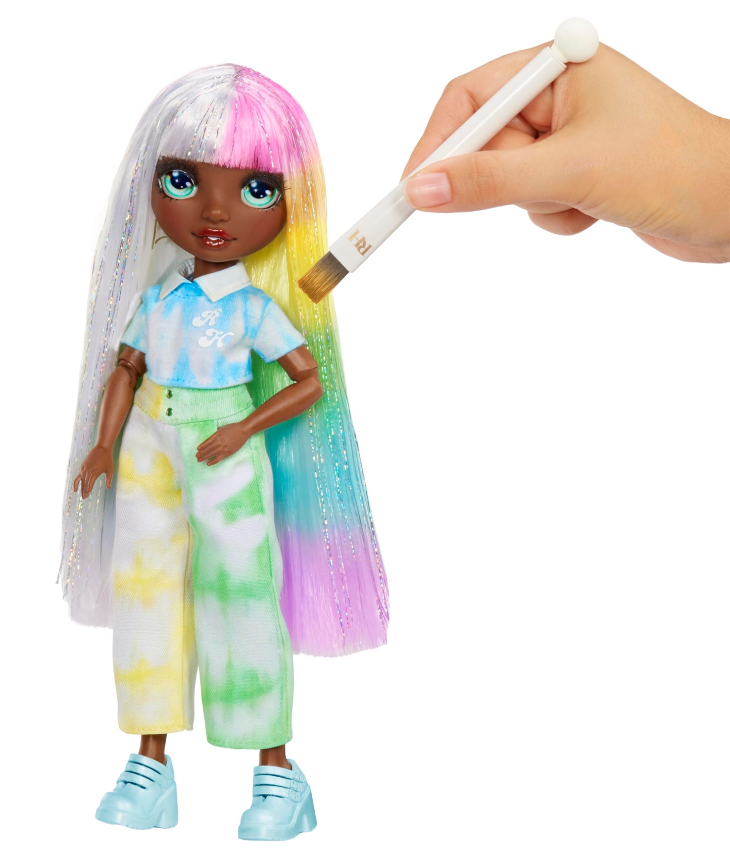 Rainbow High Watercolor & Create Fashion DIY Doll — Washable Watercolors + Tie-Dye Kit