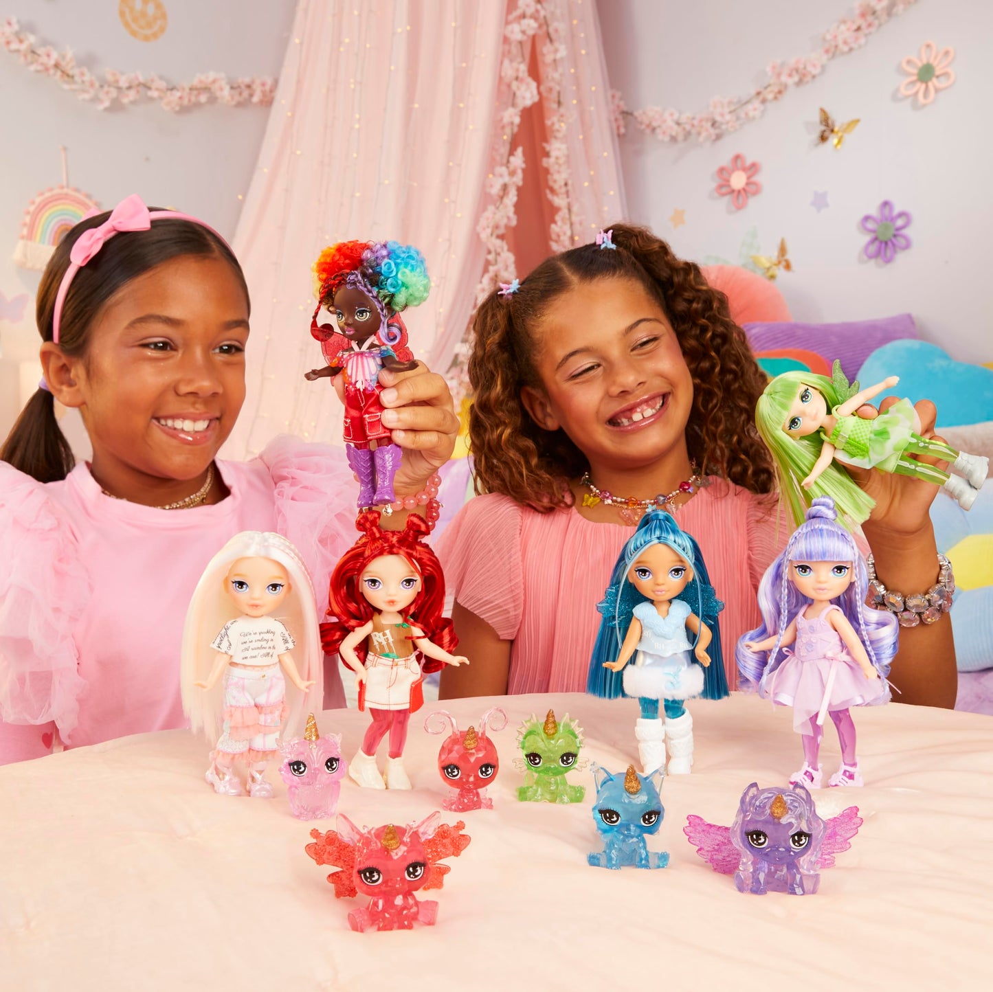 Rainbow High Littles Astrid – 5.5-Inch Rainbow Fantasy Fairy Doll + Interchangeable Wings & Pet