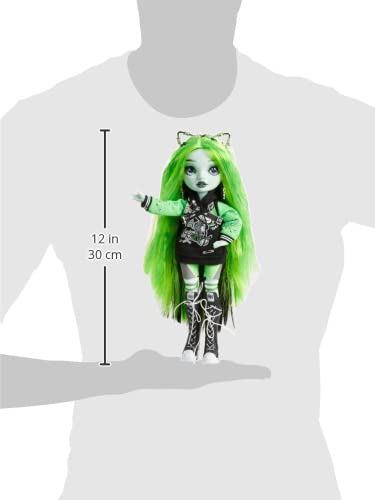 Rainbow Vision Neon Shadow Harley Limestone – Posable Rainbow High Doll with 2 Designer Outfits